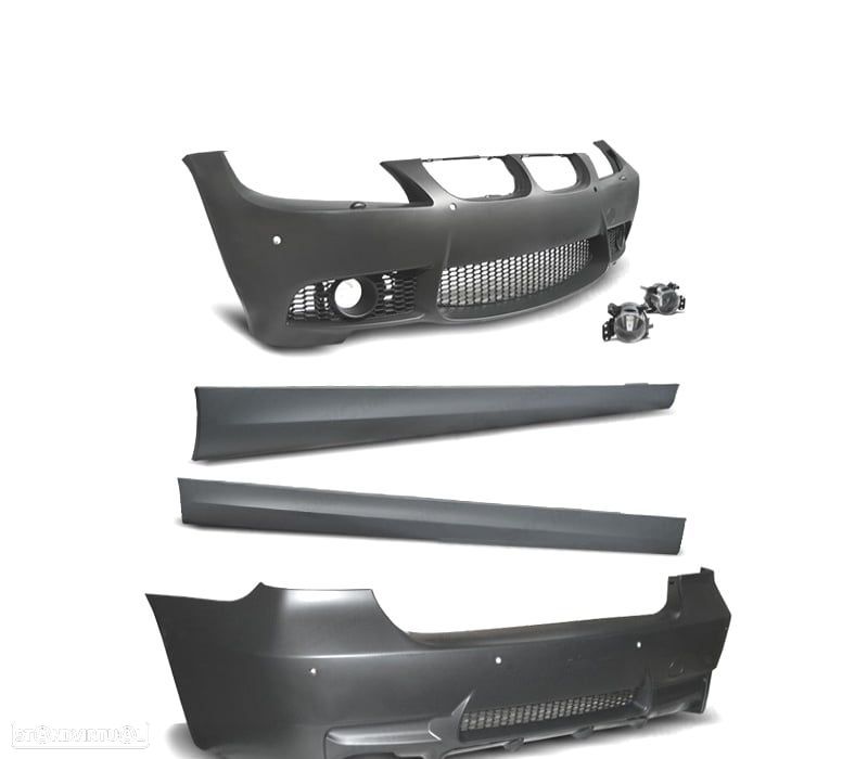 KIT CARROÇARIA BMW E90 05-08 COM PDC LOOK M3 - 5