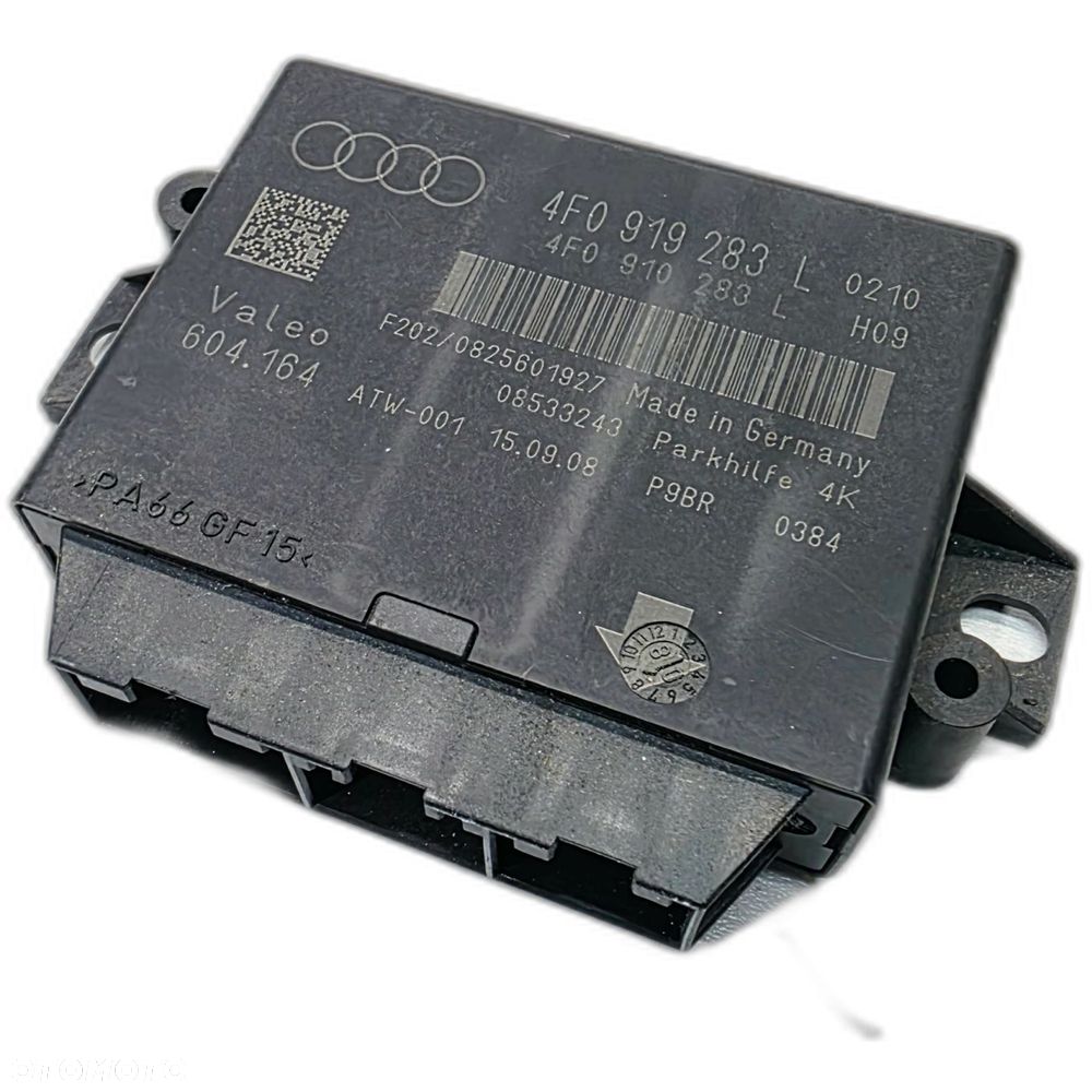 STEROWNIK MODUŁ CZUJNIKÓW PARKOWANIA PDC AUDI A6 C6 Q7 4L 4F0919283L - 1