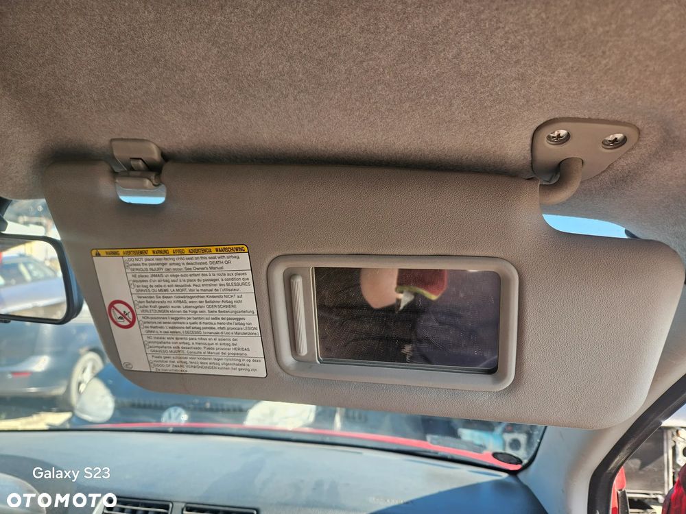 Osłona przeciwsłoneczna lewa prawa daszek Daihatsu Cuore VII L276  2009r - 4