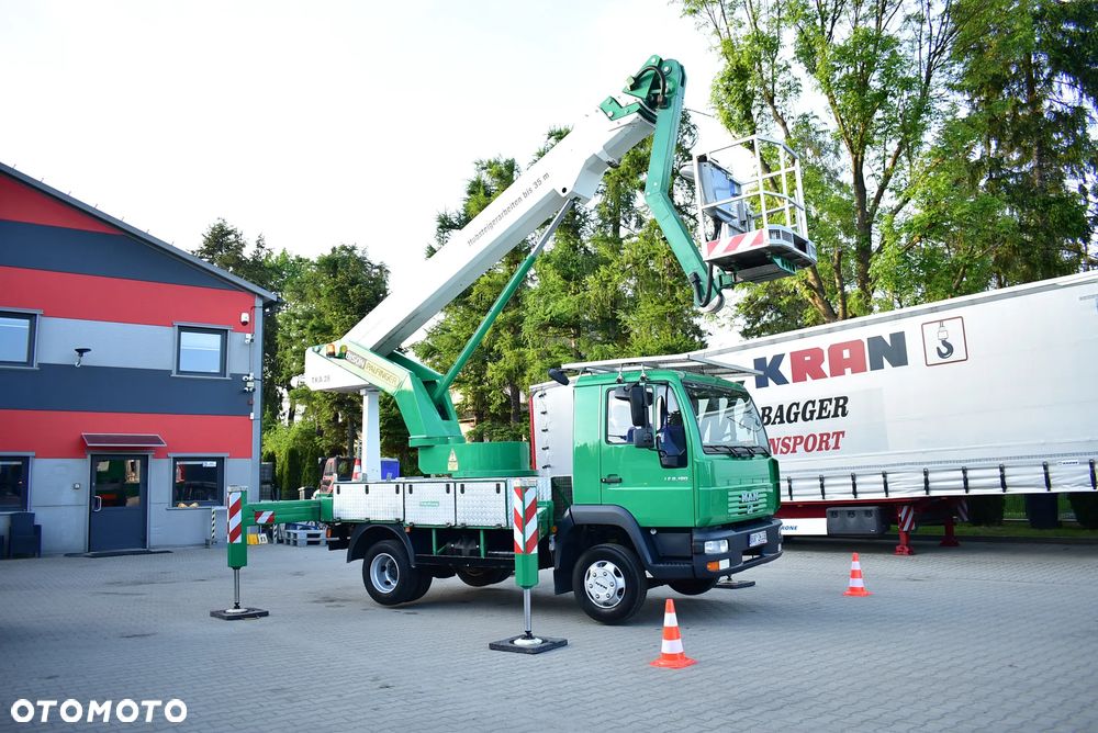MAN LE 8.180 Zwyżka 28m. / Palfinger Bison TKA 28/ Podnośnik koszowy/ Arbeitsbühne/ Hubsteiger/ Hebebühne  / Sprowadzony z Niemiec ! - 11