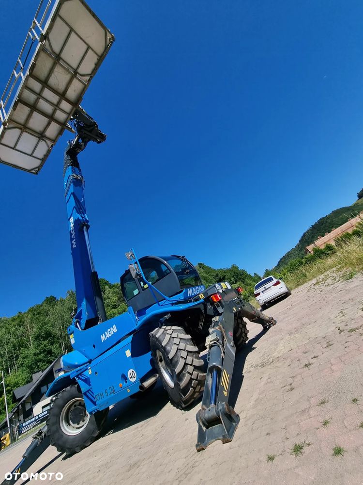 Magni RTH 5.21 Ładowarka teleskopowa 21 metrów 1361mtg Kosz (Pilot 2 funkcje) Wciągarka Bocian Łyżka Widły Jak Nowa z Salonu 2021r DEUTZ silnik z Norwegii KLIMA - 31