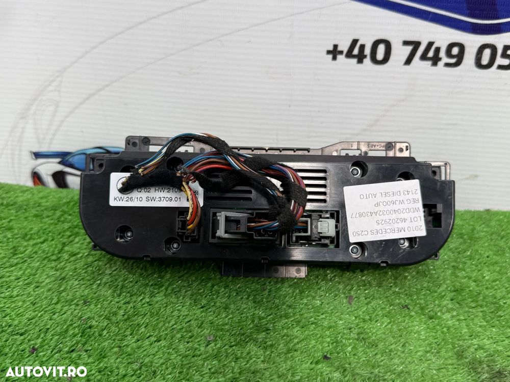 PANOU COMANDA CLIMA MERCEDES BENZ C250 CDI C CLASS W204 2.1 DIESEL 2010 COD OEM 2048304190 2008-2014 - 6