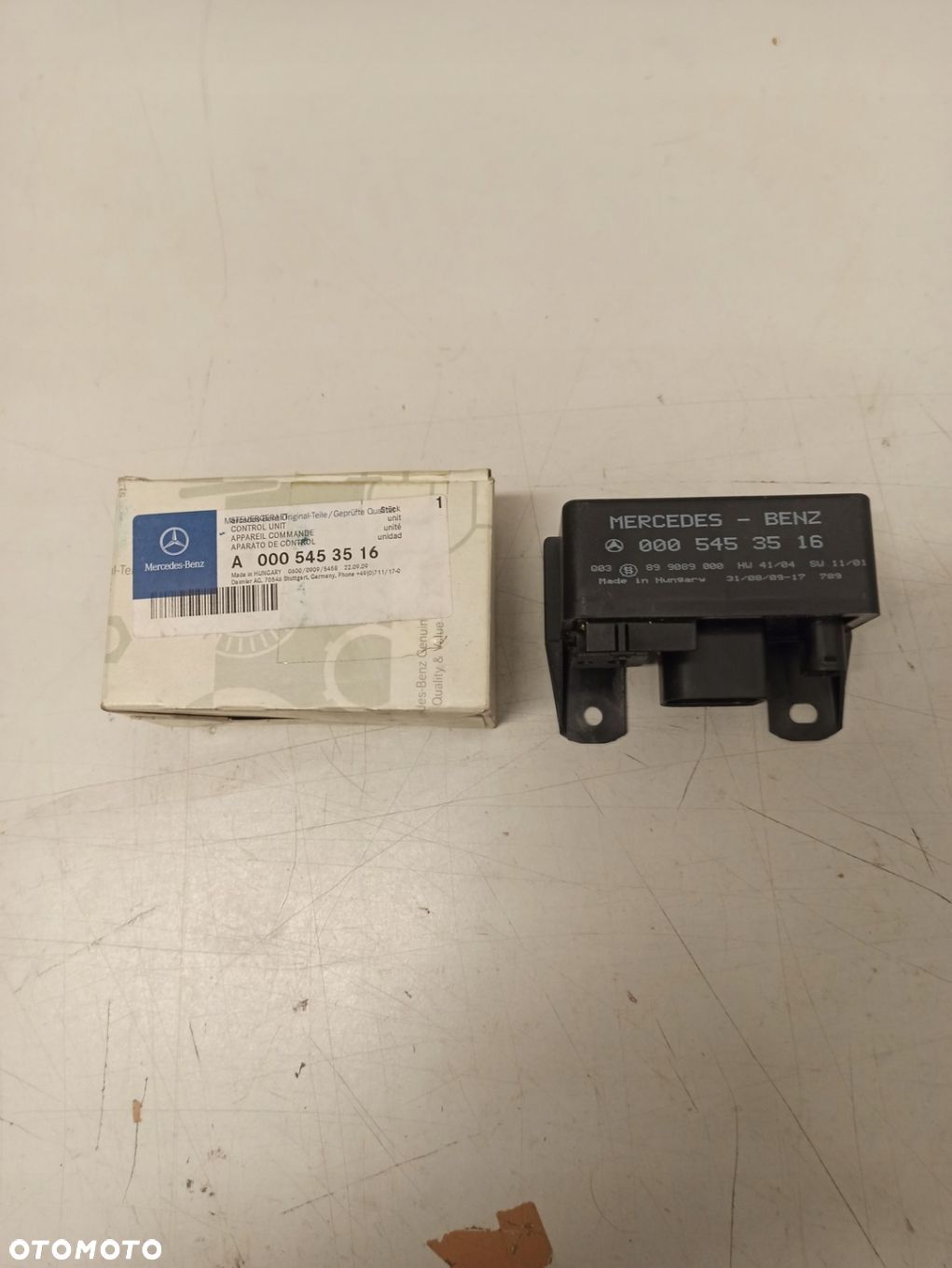 PRZEKAŹNIK ŚWIEC ŻAROWYCH MERCEDES VITO SPRINTER INNE A0005453516 ASO ORG - 1