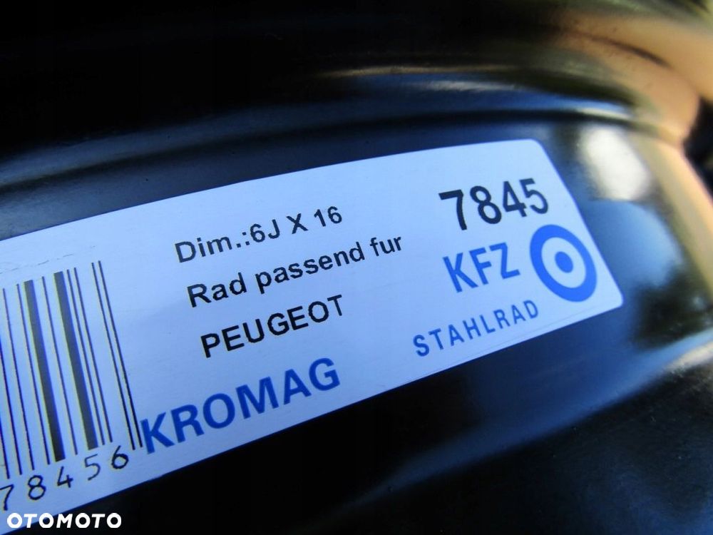 4x Felgi 16 Peugeot 1007 207 208 Citroen C3 II C4 DS3 6j 4x108 ET27 - 15