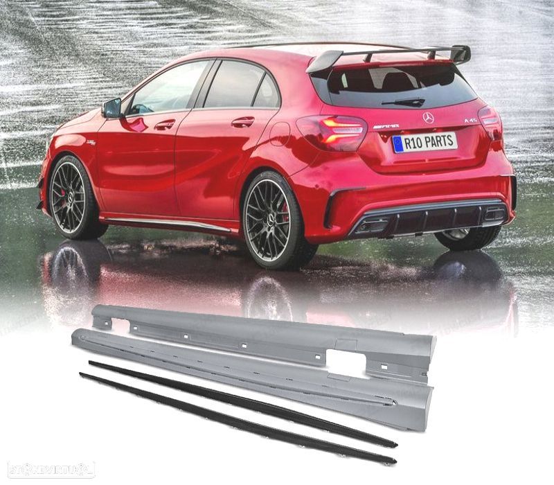 EMBALADEIRAS MERCEDES W176 12-18 LOOK AMG - 1