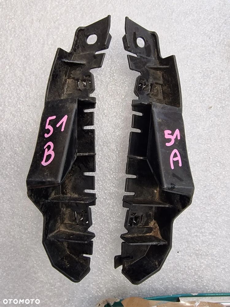 VW T6 15- LEWY / PRAWY ŚLIZG / MOCOWANIE ZDERZAKA PRZEDNI PRZÓD , NR 7E0807183B / 7E0807184B , NR AUKCJI MS51 - 1