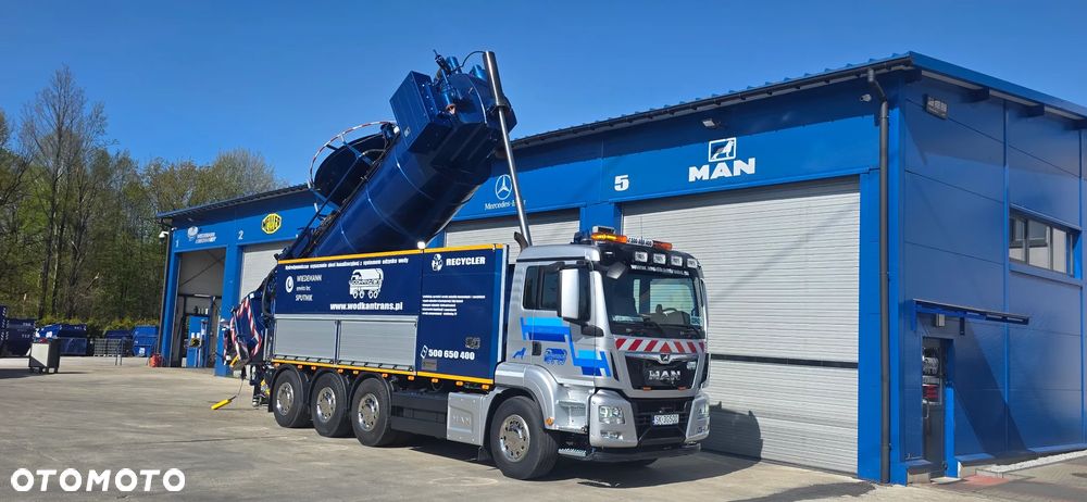 MAN TGS 35.510 WIEDEMAN 12/6m3 kamera SPUTNIK Recykling - 2