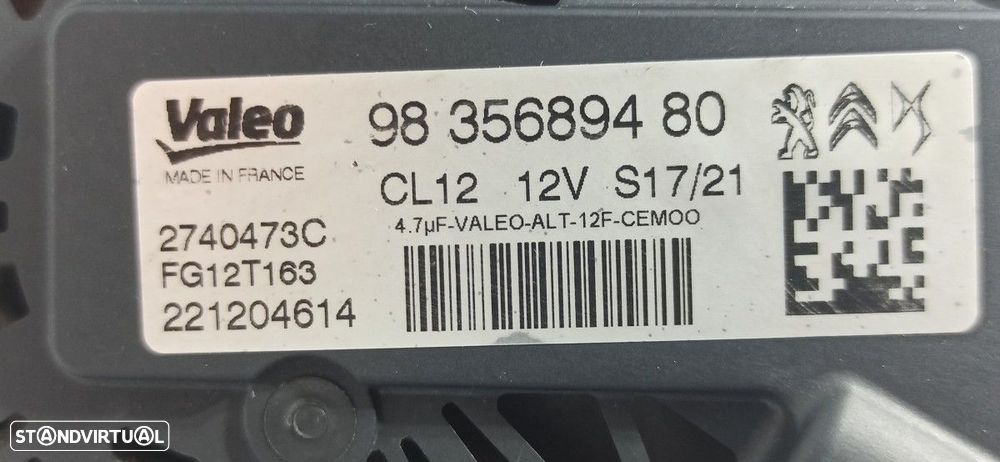 ALTERNADOR CITROEN C3 SHINE - 5