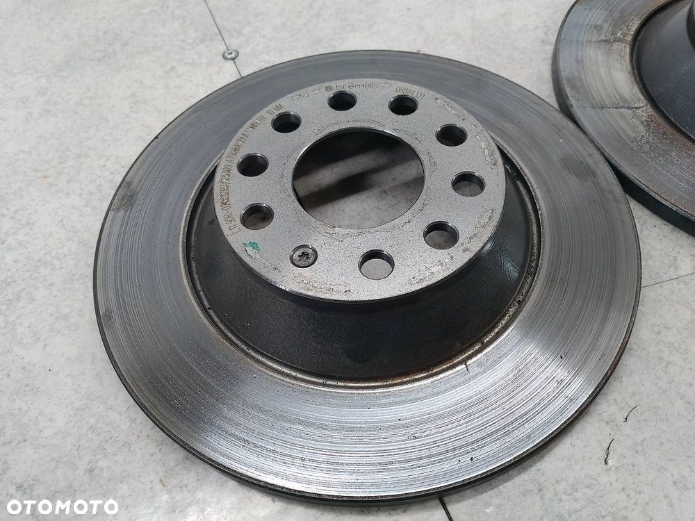 TARCZE HAMULCOWE TYŁ AUDI A6 C6 08884321  BREMBO 2.0 TFSI - 3