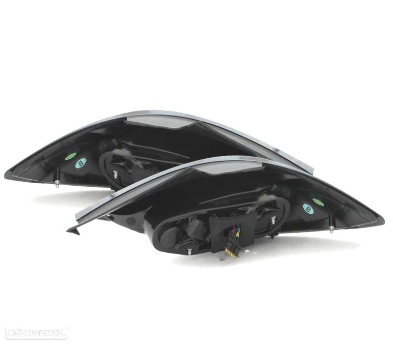 FAROLINS TRASEIROS LED OPEL CORSA D 06-11 PRETO ESCURECIDO - 3
