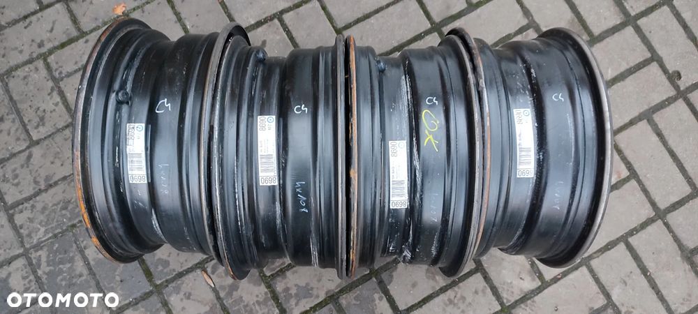 FELGI STALOWE 4x108 6Jx15 CALI ET27 CITROEN PEUGEOT KOMPLET 4 SZTUKI - 9