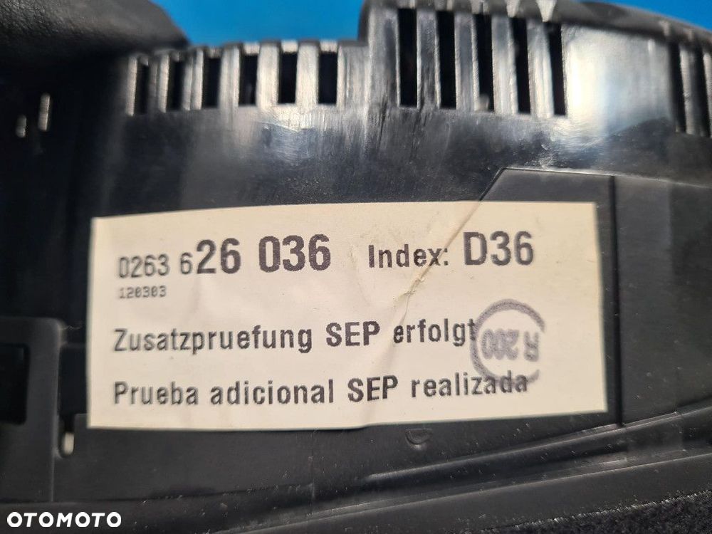 AUDI A4 B6 1.8T BEX  LICZNIK 0263626036 - 9