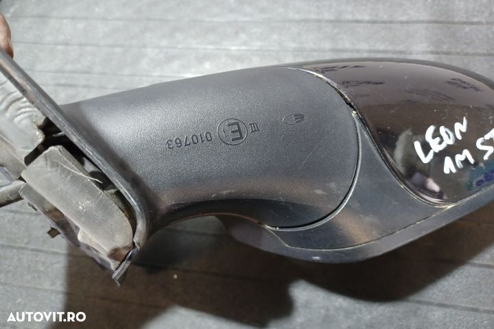 Oglinda stanga electrica E1010763 E1010763 Seat Leon 2 1P [2005 - 200 - 5