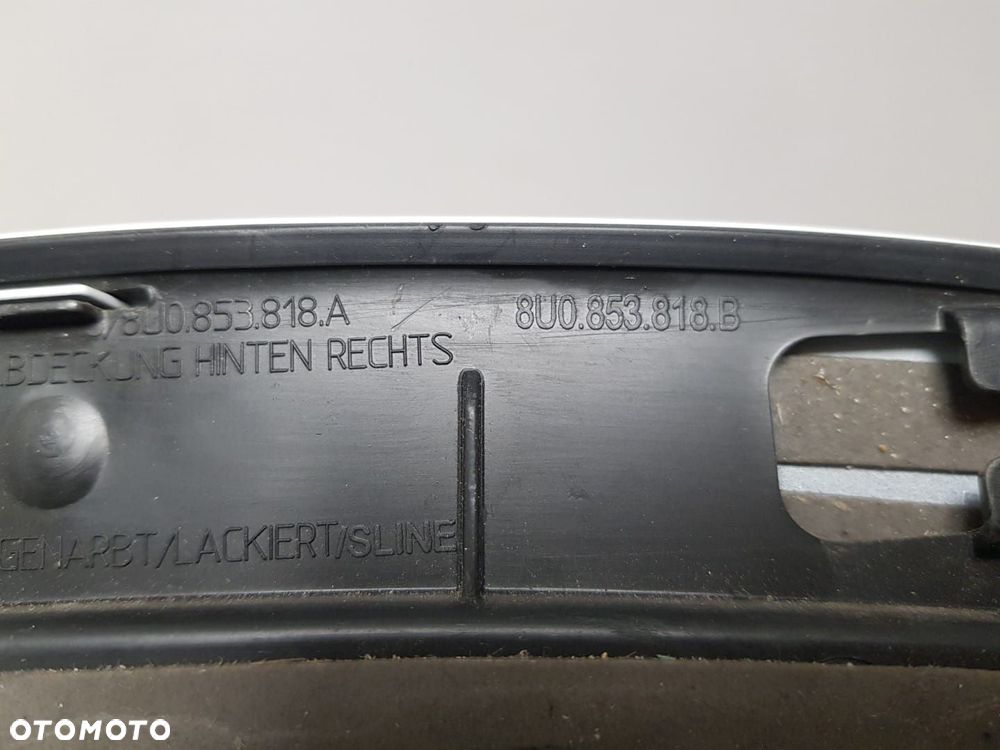 ORYGINALNA LISTWA NAKŁADKA BŁOTNIKA PRAWY TYŁ AUDI Q3 S-LINE 11-17 8U0 PRAWA TYLNA 8U0853818B - 4