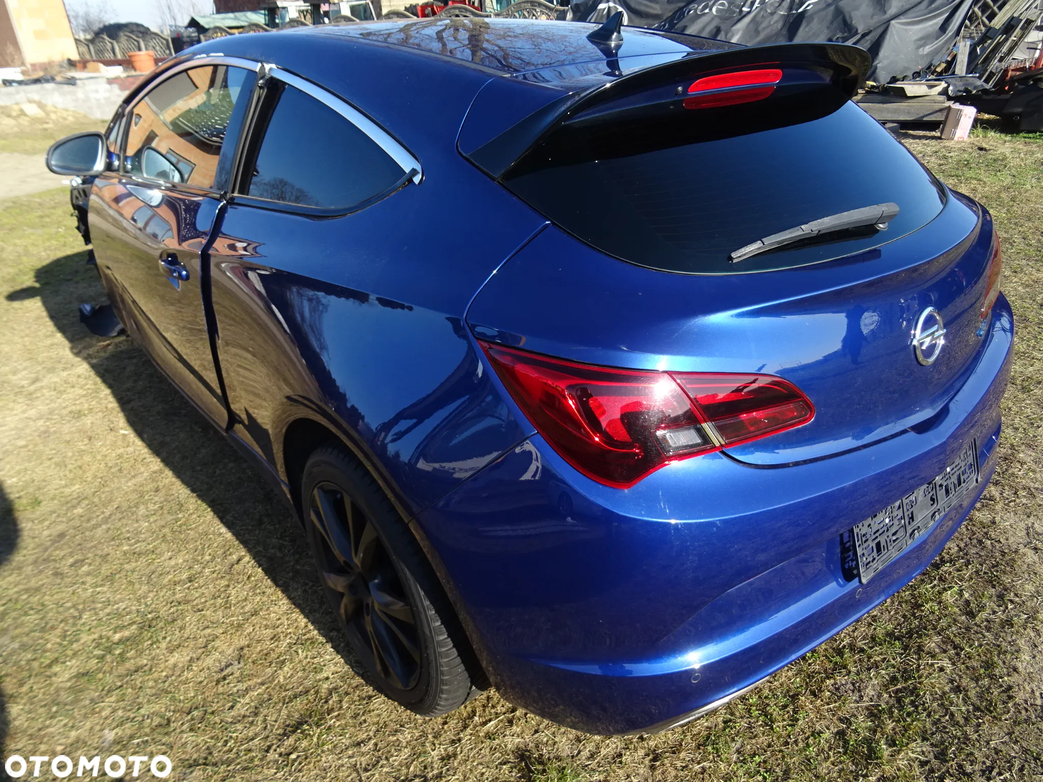 ASTRA J OPC COUPE ZDERZAK TYŁ TYLNY DYFUZOR PDC ŚLIZG KOMPLET Z22N - 5