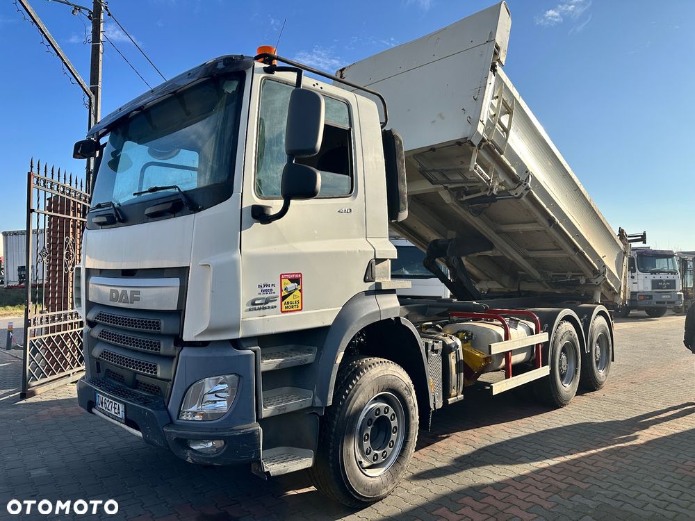 DAF CF 410 Euro 6 6x4 Wywrotka 5,20 m + BORDMATIC Klapo-drzwi