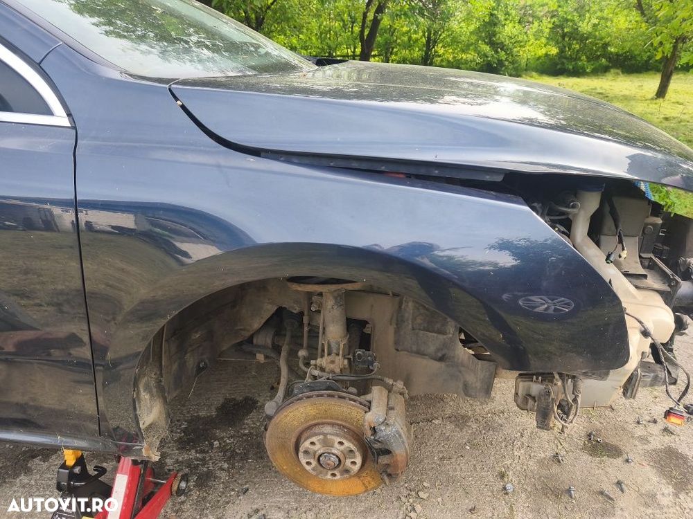 Aripă dreapta față Peugeot 508 albastru închis cod KGN  2012 - 1
