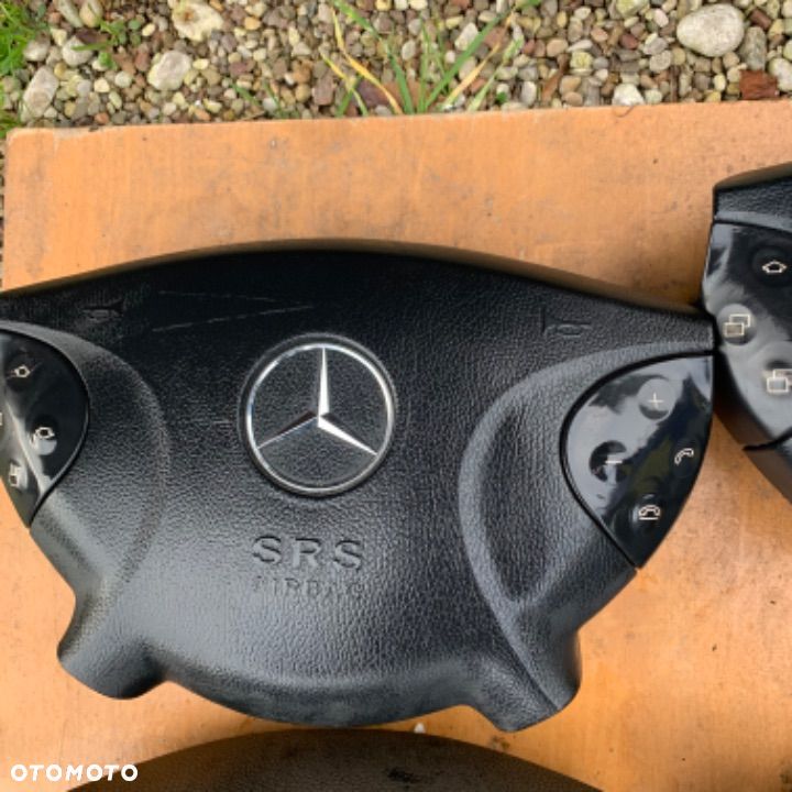 MERCEDES e211 g 463 poduszka air bag  kierowcy czarna szara beżowa ORYGINAŁ - 6