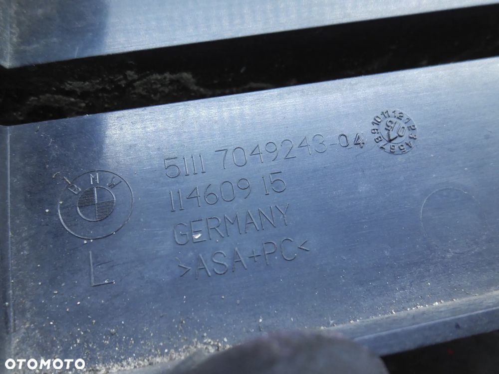 Kratka osłona zderzaka lewa BMW E60 E61 7049243 - 3