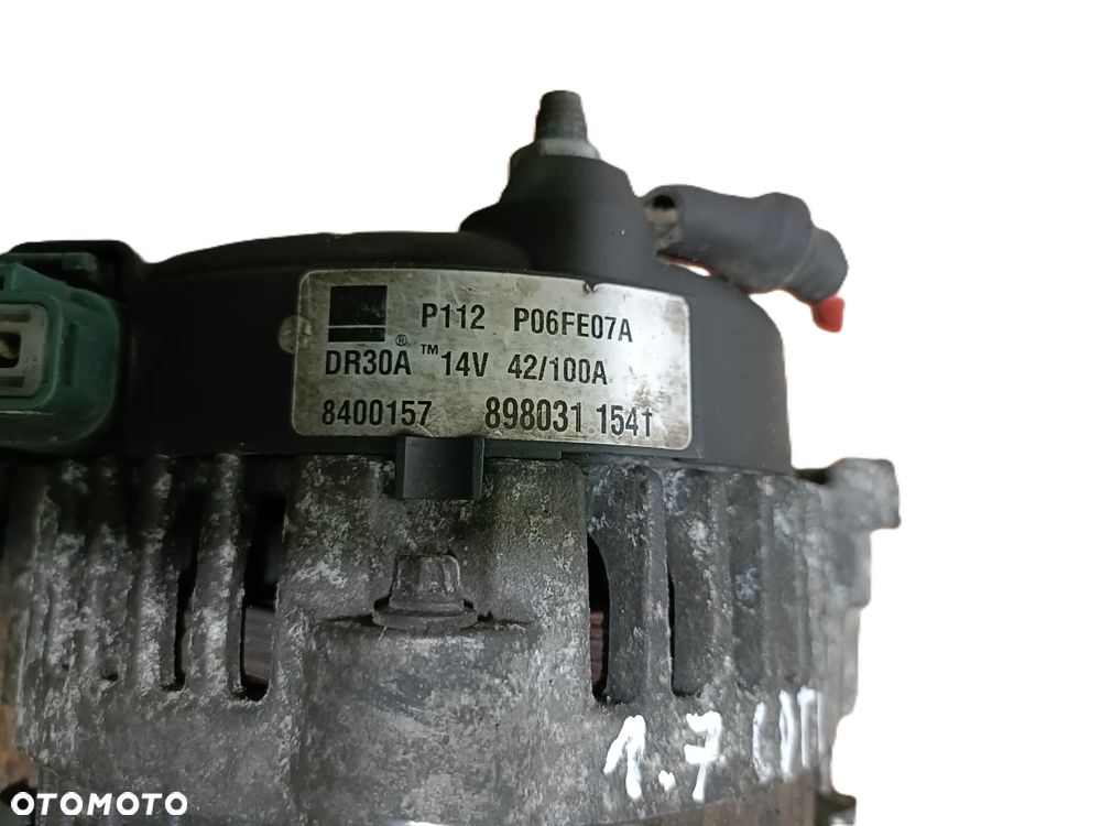 OPEL ASTRA III H 04-14 1,7 CDTI alternator 8980311541 * - 6