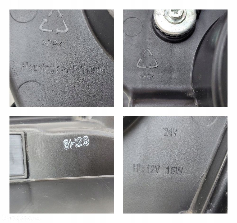 LAMPA PRAWA PRZÓD PRZEDNIA LEVC TX VN5 - 16