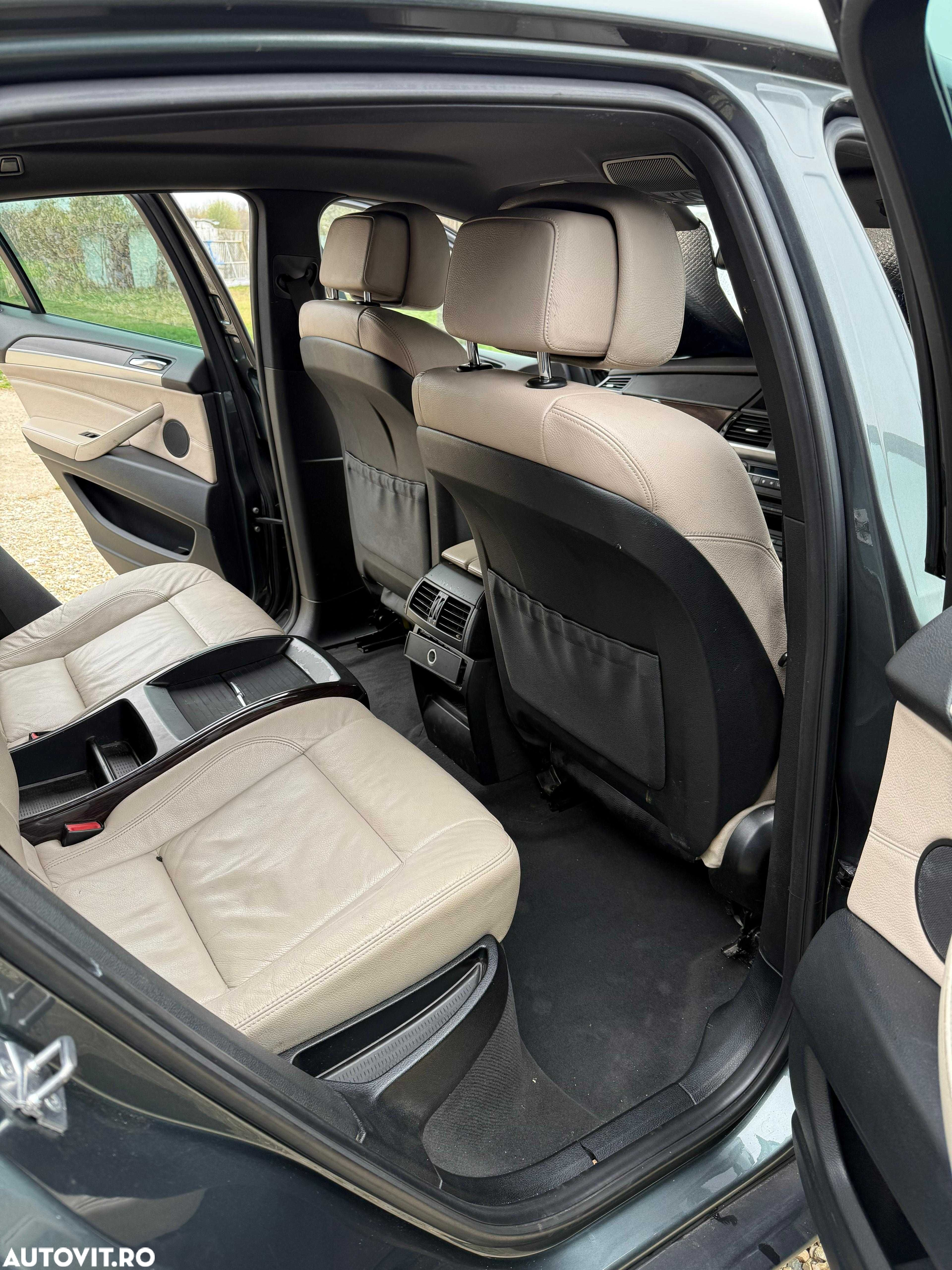 Interior piele alba/Scaune/Bancheta complet X6 E71 2008 - 2014 - 5