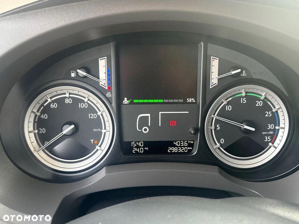 DAF / LF 12.230 / EURO 6 / KONTENER + WINDA / 16 PALET / KABINA SYPIALNA - 22