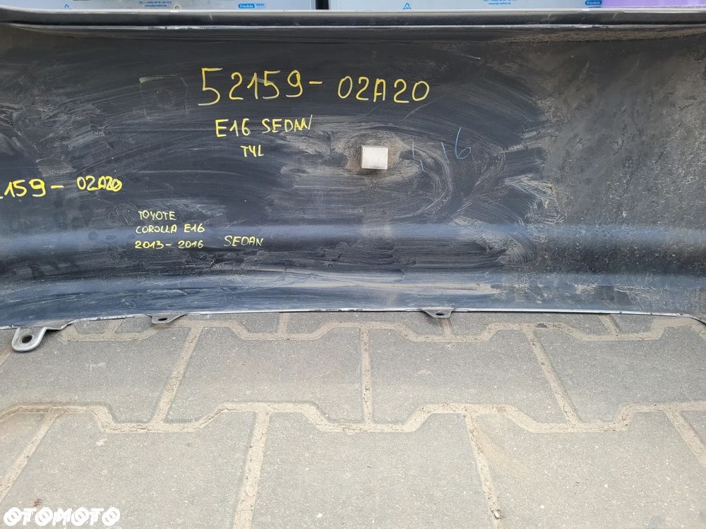 ORYGINALNY ZDERZAK TYLNI TOYOTA Corolla E16 / E18 - 16