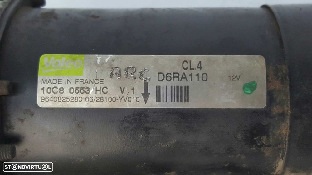 MOTOR DE ARRANQUE CITROEN XSARA PICASSO 1.6 HDI 90 SX TOP - 2