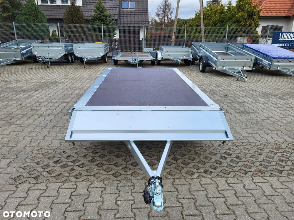 Neptun DOSTAWA! Przyczepa platforma wym. 320x168 SPAWANA! koła pod spodem N7-320 2 kps, wszystkie burty DEMONTOWALNE, lekka kat.B GN233 - 7