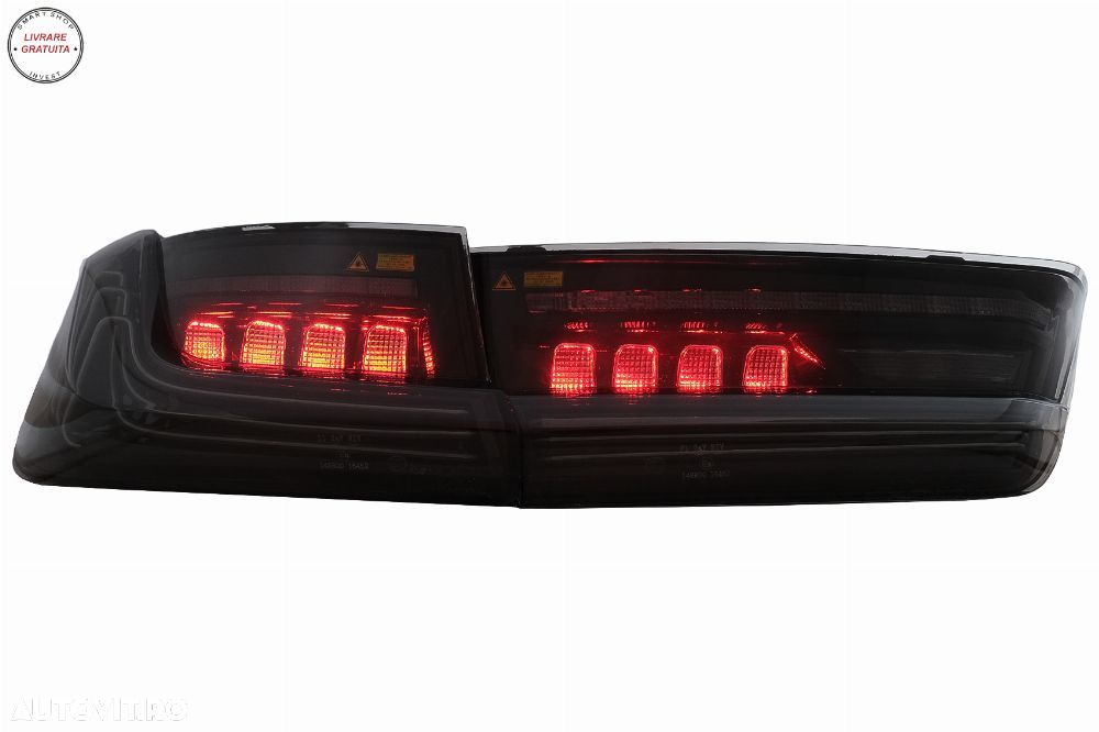 Stopuri LED BMW Seria 3 G20 Sedan (2018-2022) Aspect Laser Negru- livrare gratuita - 2