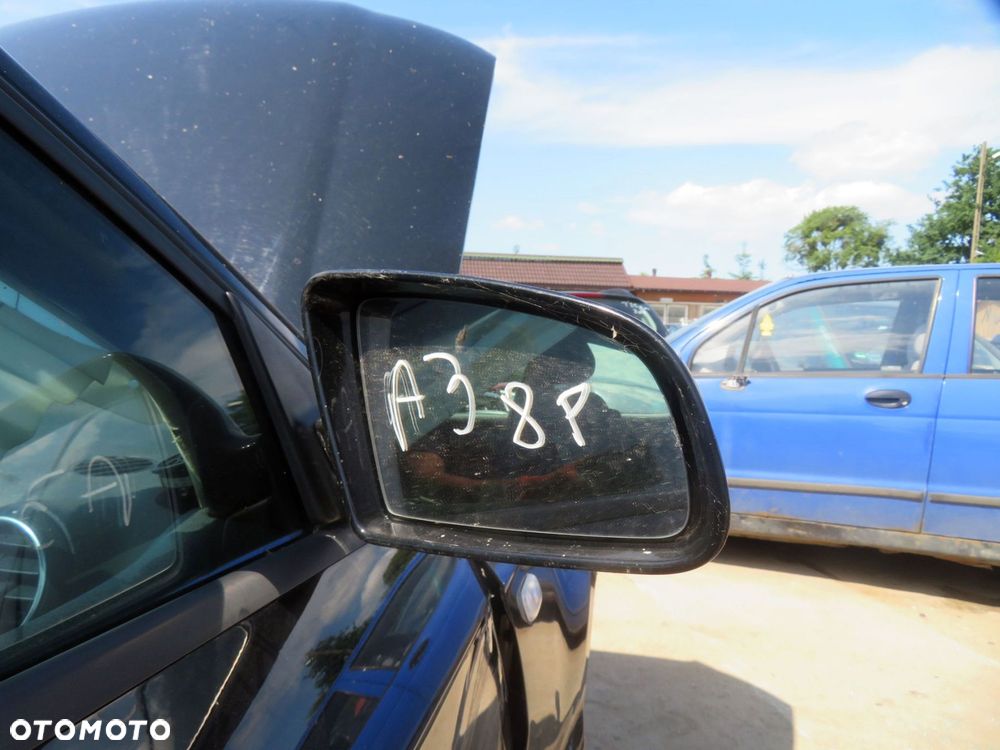 LUSTERKO ELEKTRYCZNE PRAWE A3 8P LY9B CZARNY AUDI 2003-2008 - 4