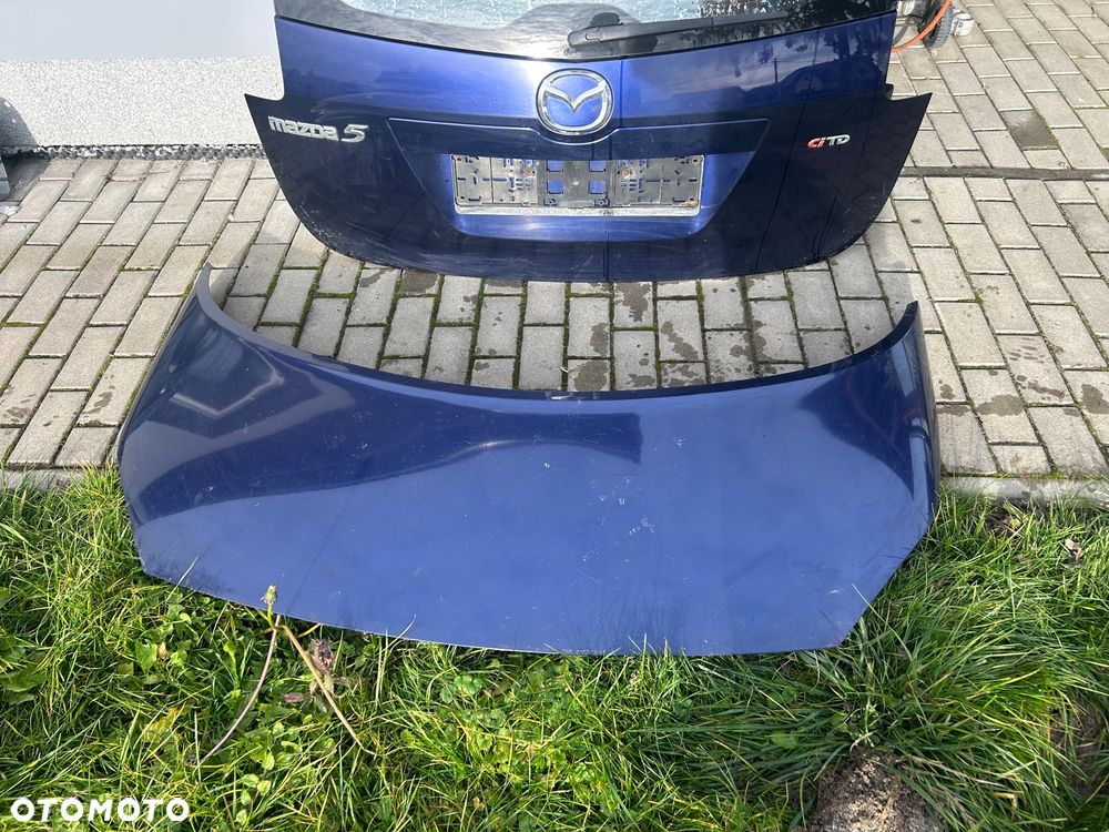 KL Zderzak Przód Maska Klapa Tył Mazda 5 V 05- 25E Niebieski - 9