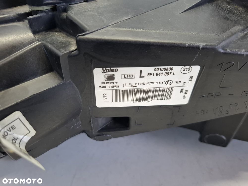 LAMPA LEWA PRZEDNIA PRZÓD SEAT LEON III LIFT 17-20 FULL LED 5f1941007l - 14