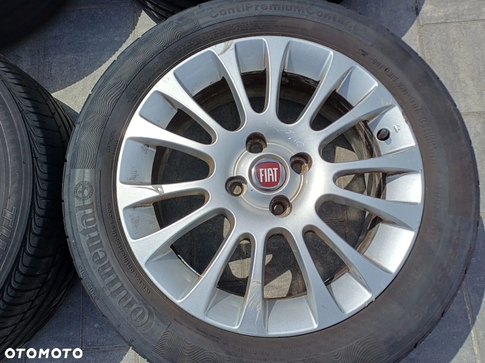 FELGI Z OPONAMI KOŁA ALUMINIOWE FIAT ALFA LANCIA R16 4X98 ET45 58,1 mm OPONY CONTINENTAL R17 195/55 R16 LATO NR32 - 2