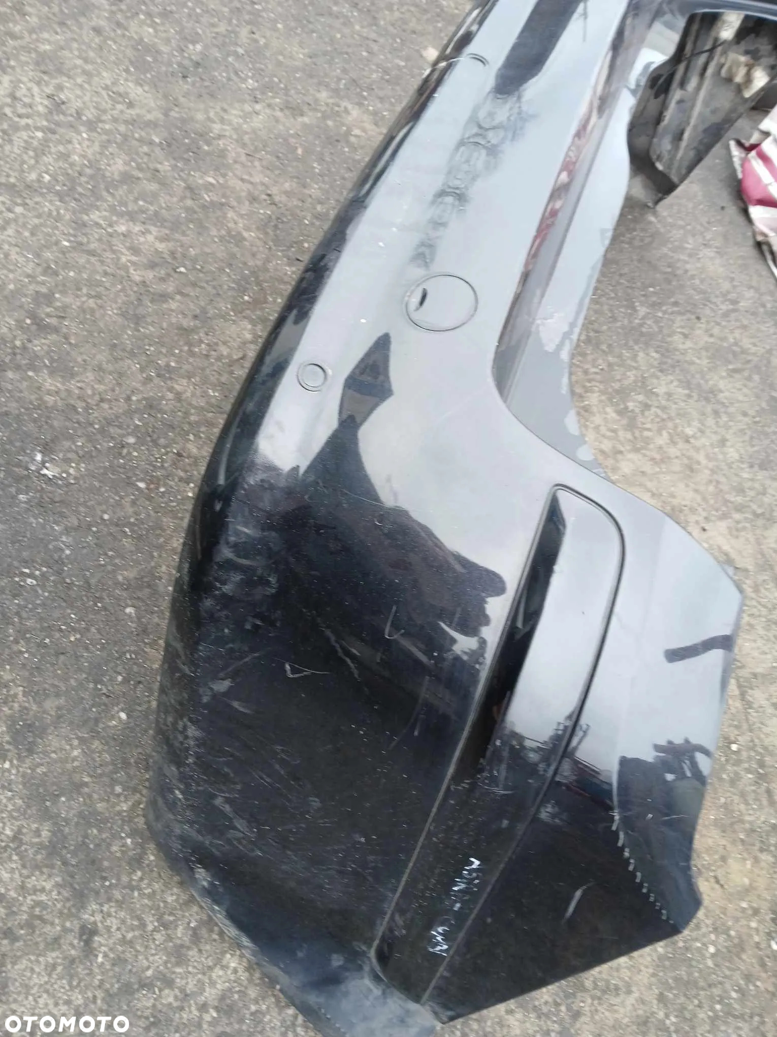 Opel Astra III H Kombi Zderzak tylny z czujnikami czarny - 2