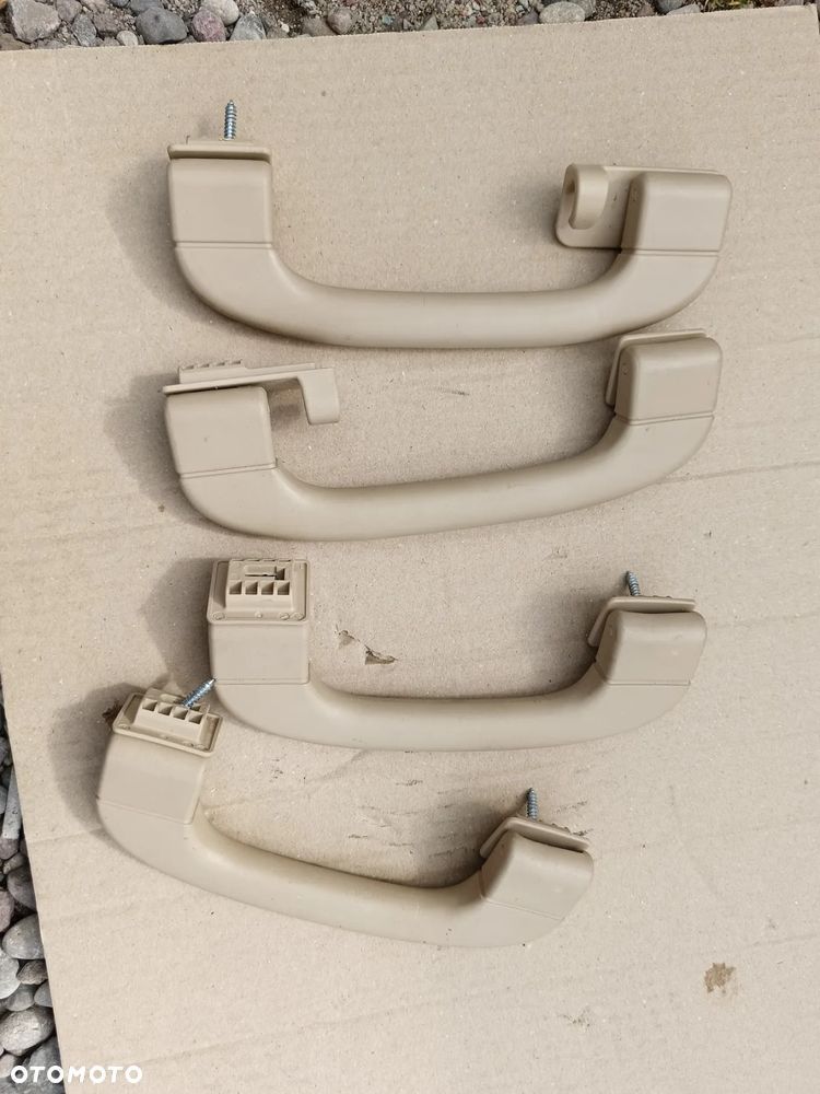 BMW X5 E70 LIFT RĄCZKA PODSUFITÓWKI UCHWYT PRZÓD TYŁ KOMPLET BEŻOWE - 1