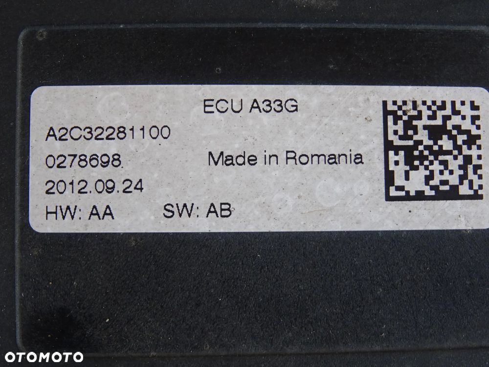 MECHANIZM ELEKTRYCZNY STEROWNIK HAMULCA RĘCZNEGO OPEL INSIGNIA A ASTRA J ZAFIRA C MERIVA B - 17