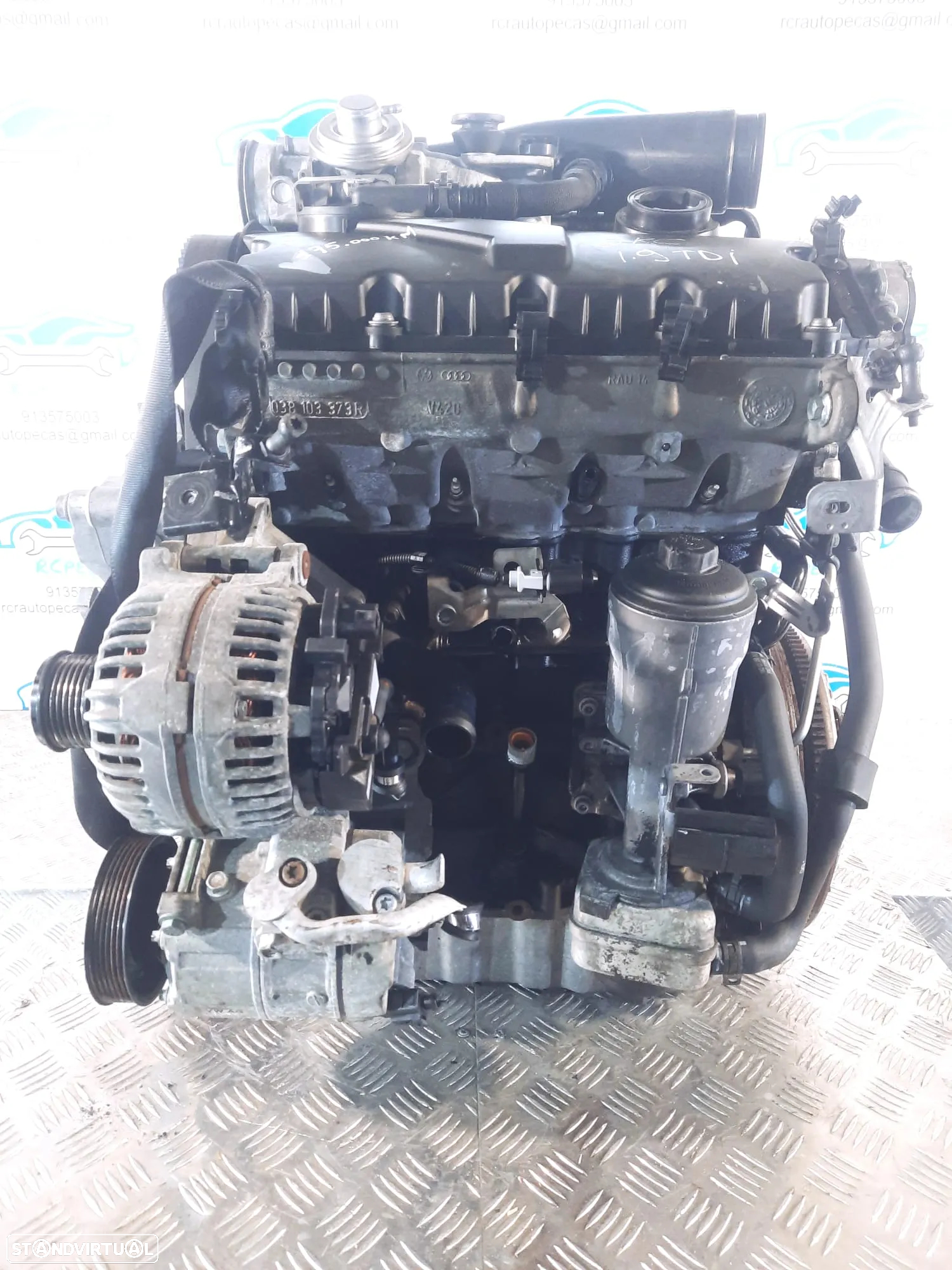 MOTOR COMPLETO 1.9 TDI 8V 105CV BKC BXE - 10
