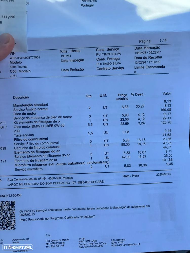 BMW 520 d Pack Desportivo M Auto - 14