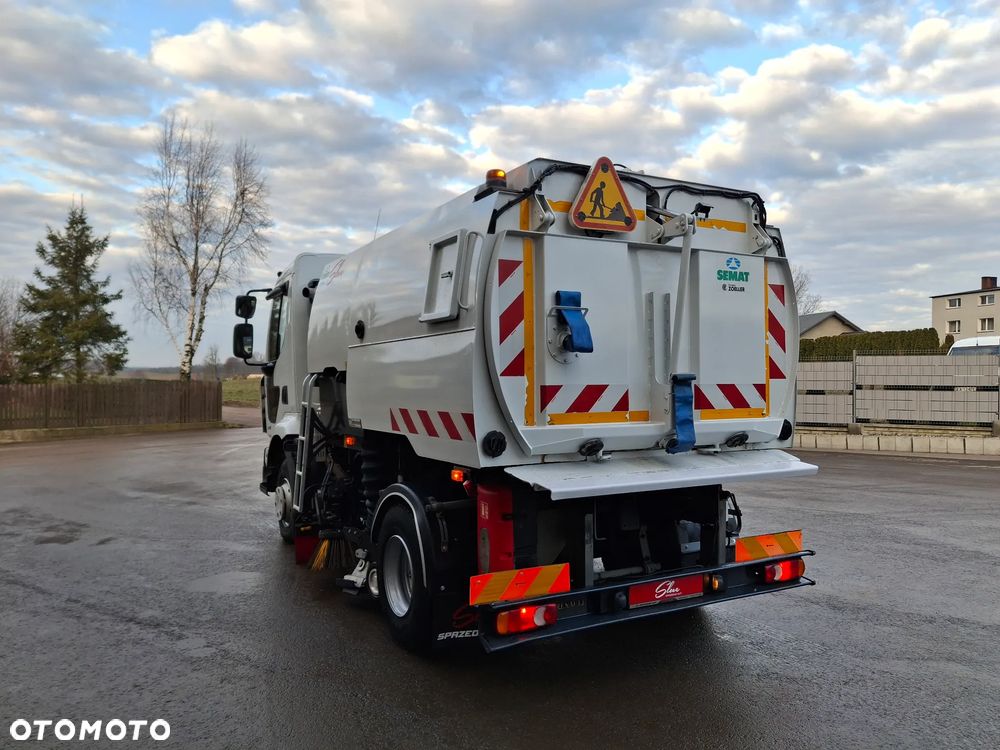 Renault Midlum 220 DXI Zamiatarka SEMAT Zoeller Johnston Szczotki L/R Obie Strony 2013r Napęd Hydrostat 113 tyś Kilometrów - 3