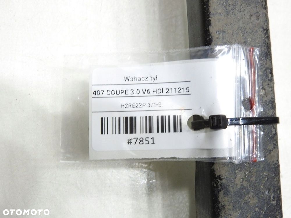 WAHACZ TYŁ TYLNY PEUGEOT 407 3.0 V6 HDI - 9