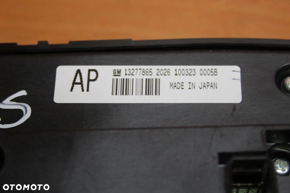 PANEL KLIMATYZACJI BRĄZOWY OPEL INSIGNIA A 13277865 EUROPA - 6