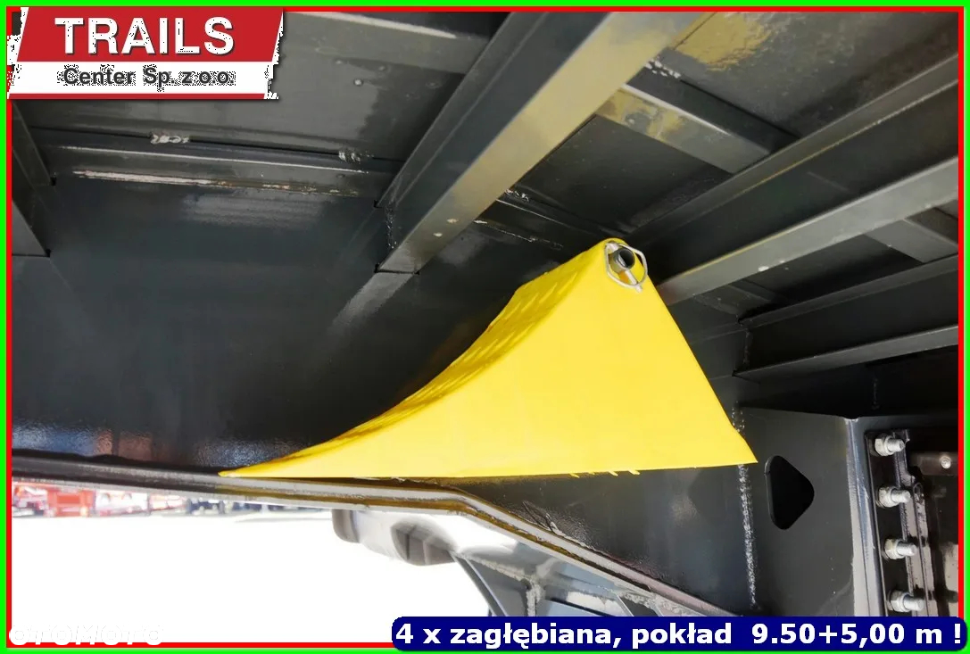 Inny Niskopodwoziowa ład. 43 T, rozciągana do 18,60 m, 4 x załębiana !!! - 18