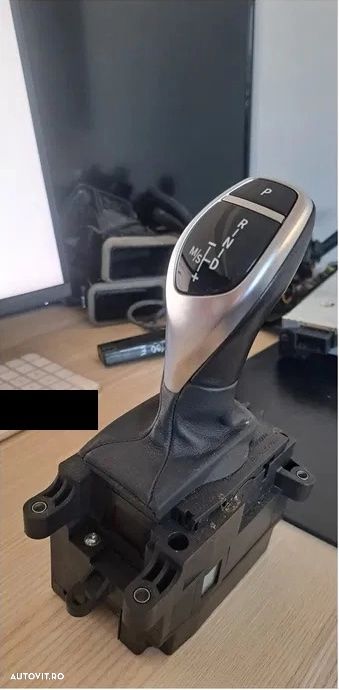 Joystick selector schimbator viteze timonerie pt volan pe stanga Original BMW F10 F11 F06 F12+LCI F13+LCI F25 - 2