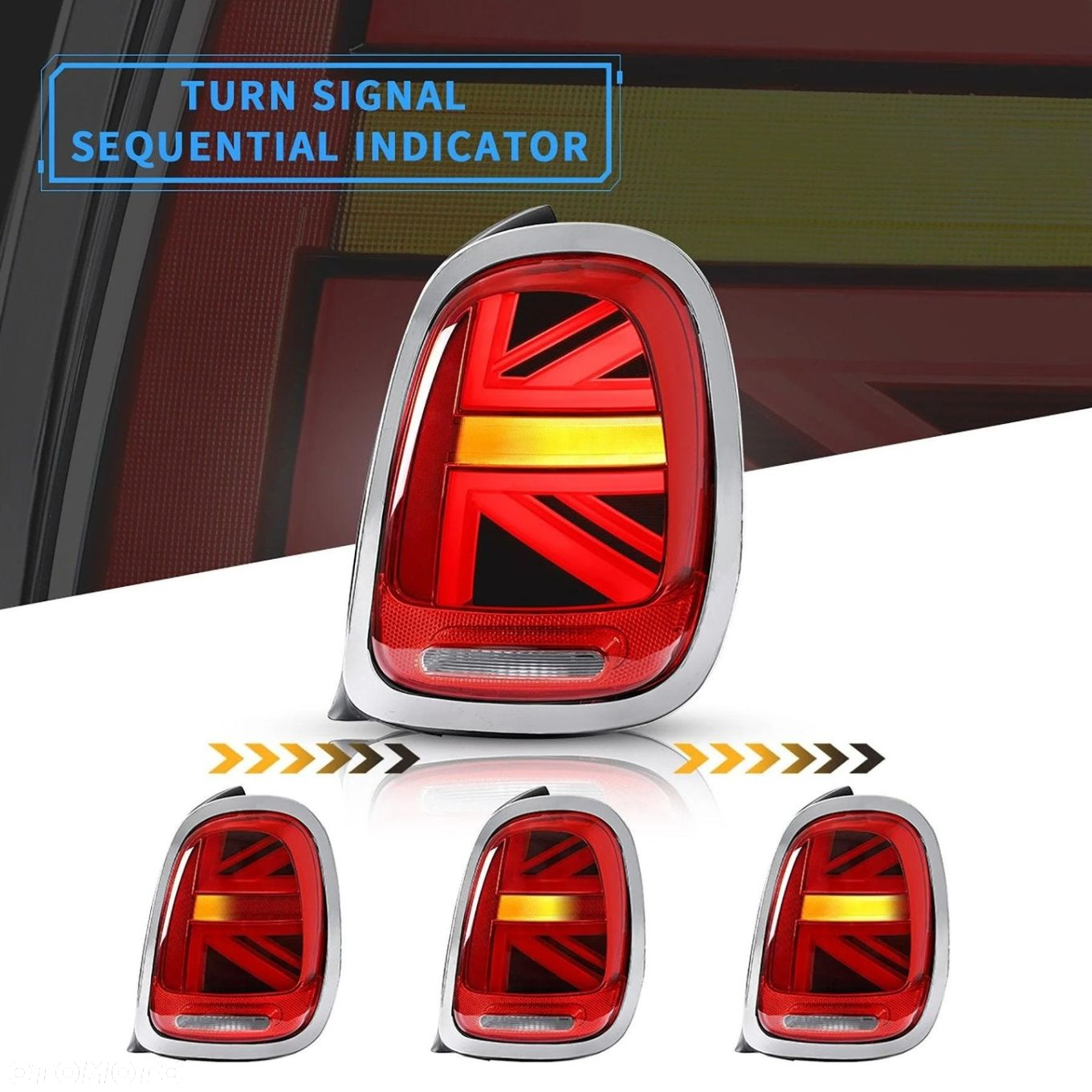 Lampy tyl ne kpl Vland Full Led Neon Tuning Mini Cooper f55 f56 f57 2014-17 - 5