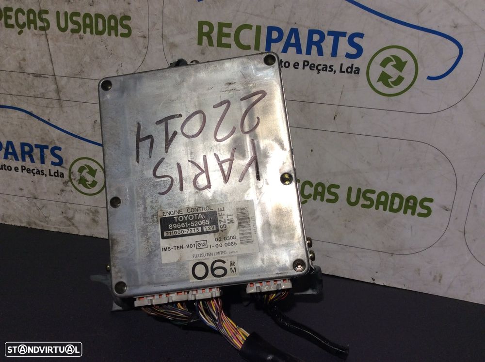 Centralina Motor Toyota Yaris  89661-52065 - 1