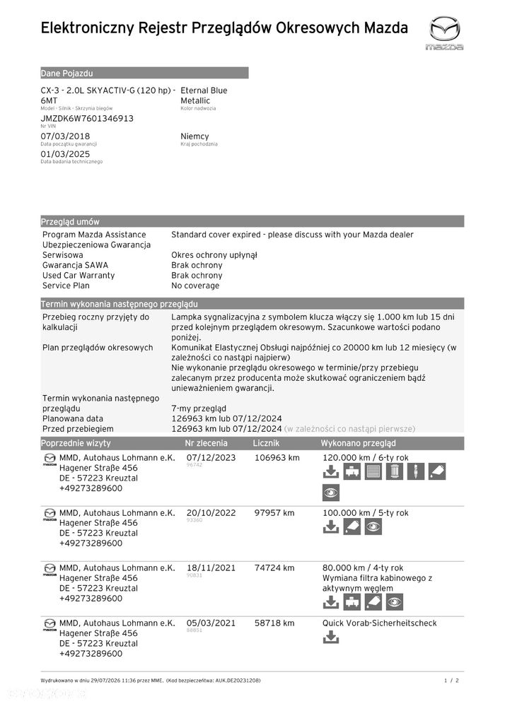 Mazda CX-3 SKYACTIV-G 120 FWD Sports-Line - 23