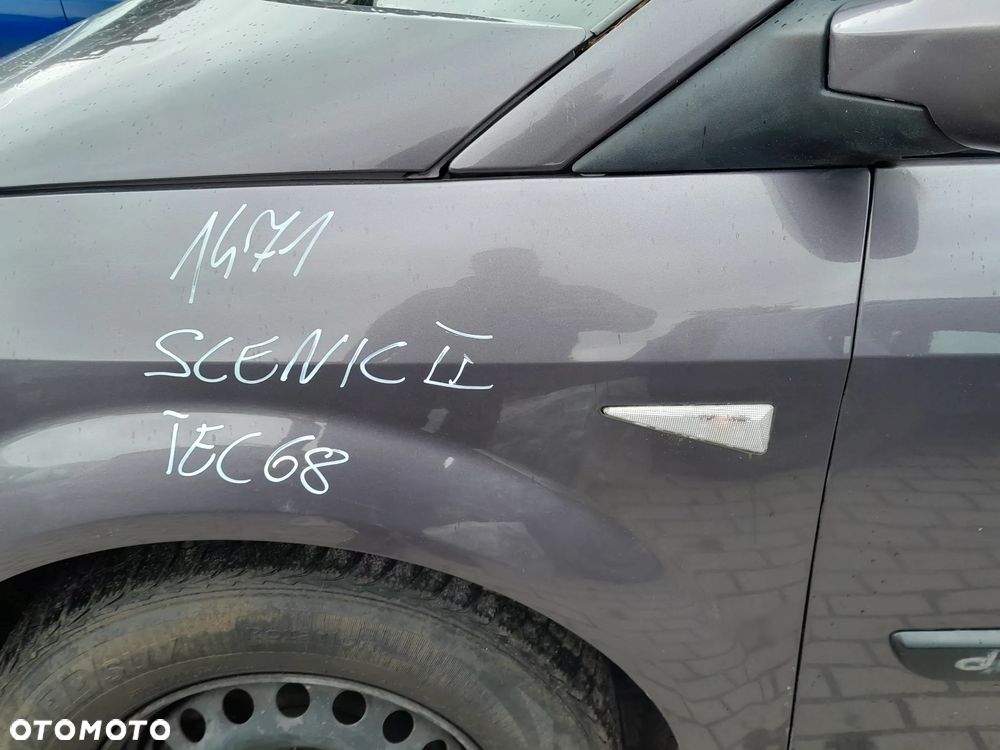 RENAULT SCENIC II BŁOTNIK LEWY PRZEDNI LEWY PRZÓD KOLOR: TEC68 - 3