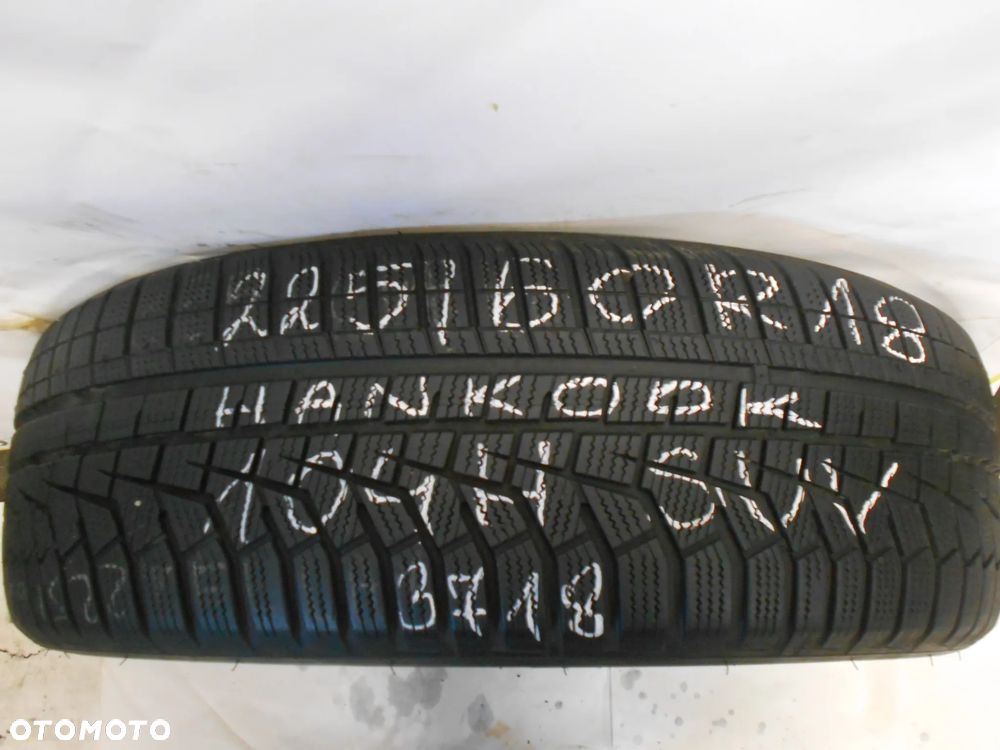OPONA POJEDYNKA 225/60R18 HANKOOK WINTER ICEPT EVO 2 SUV DOT 3718 7MM - 1